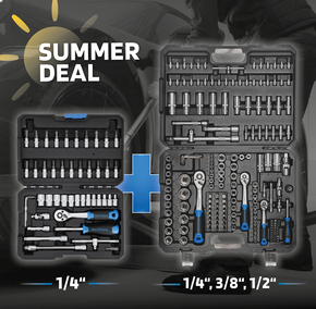 SUMMER DEAL – 2 Steckschlüsselsätze im Set